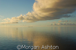 Dawn breaks near Mabul island.  by Morgan Ashton 